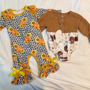 Two fall outfits